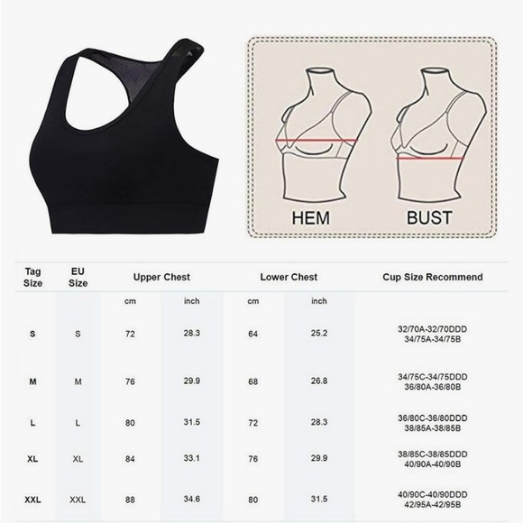 Litthing Racerback Sports Bra with Removable Padding Size L - Picture 3 of 9